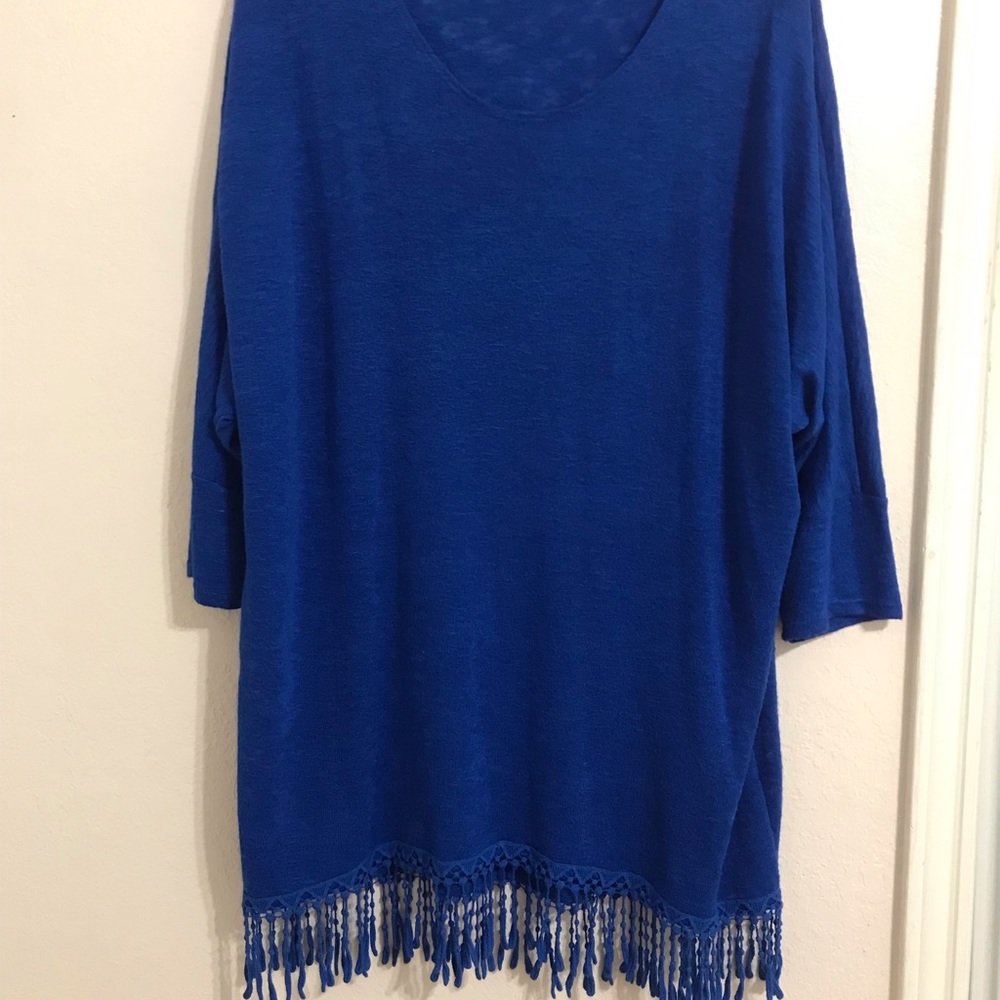 Royal blue XL oversized Bathing suit cover